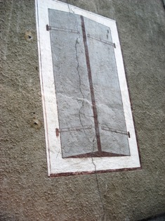 Porte geschilderd